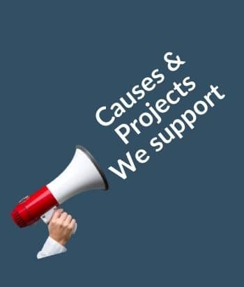 causes and projects we support